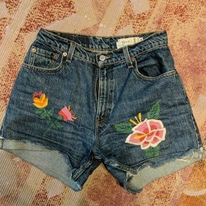 Madewell x JM Dry Goods Jean shorts